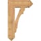 Ekena Millwork Olympic Arts and Crafts Smooth Bracket w/ Offset Brace, Western Red Cedar, 7 1/2"W x 20"D x 32"H BKT0806X20X32OLY03SWR - alternate 3